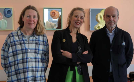 V.l.n.r. Evi Vingerling, Marion Beltman, Reyn van der Lugt