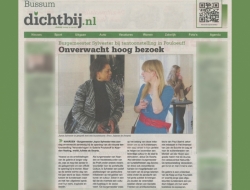 Hoog bezoek en zeer actieve medestander