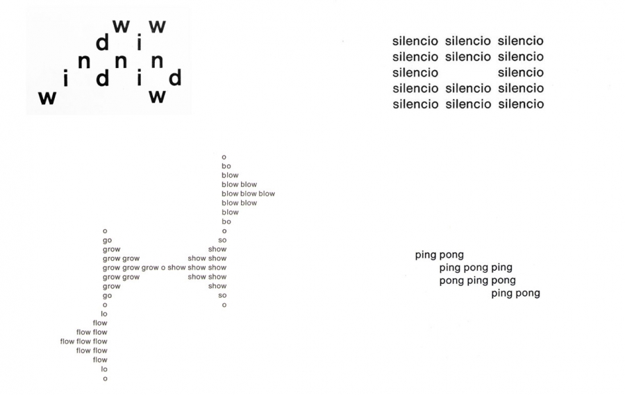 Werk van Eugen Gomringer