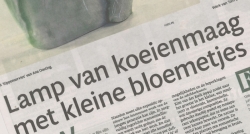 Over koeienmaag, met bloemetjes en kippen(servies)