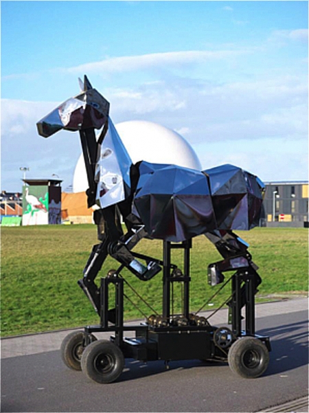 Het werk Saksenros (2012-13) van Freerk Wieringa.